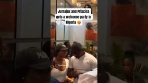 Priscilla ojo and jumajux welcome party in Nigeria #fypage #pricillaojo #nigerianews #jumajux