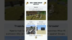 Daily News Blitz! #minecraft #news #myanmar #nigeria #openai