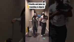 Priscilla ojo and jumajux travels to Nigeria #fypage #pricilliaojo #jumajux #nigerianews