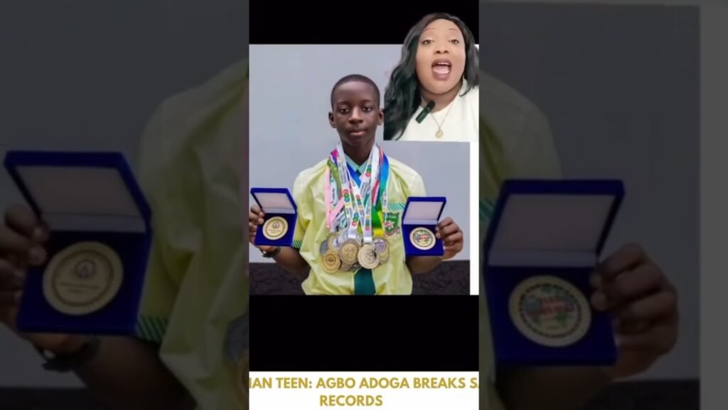 Nigerian teen, Agbo Adoga makes history with perfect SAT scores. #education #shorts #nigeria #news