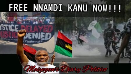 BREAKING: Abuja Standstill For Free Nnamdi Kanu Protest; Police Shooting Protesters, Arrests Brother