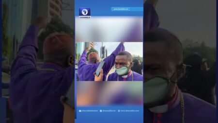 Protesters Scamper As Gunshots Disperse Sowore-Led ‘Free Nnamdi Kanu’ Protest#channelstv #nnamdikanu