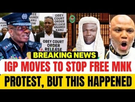 Breaking News: IGP Moves To Stop Free Nnamdi Kanu’s Protest. But This Happened #freennamdikanunow