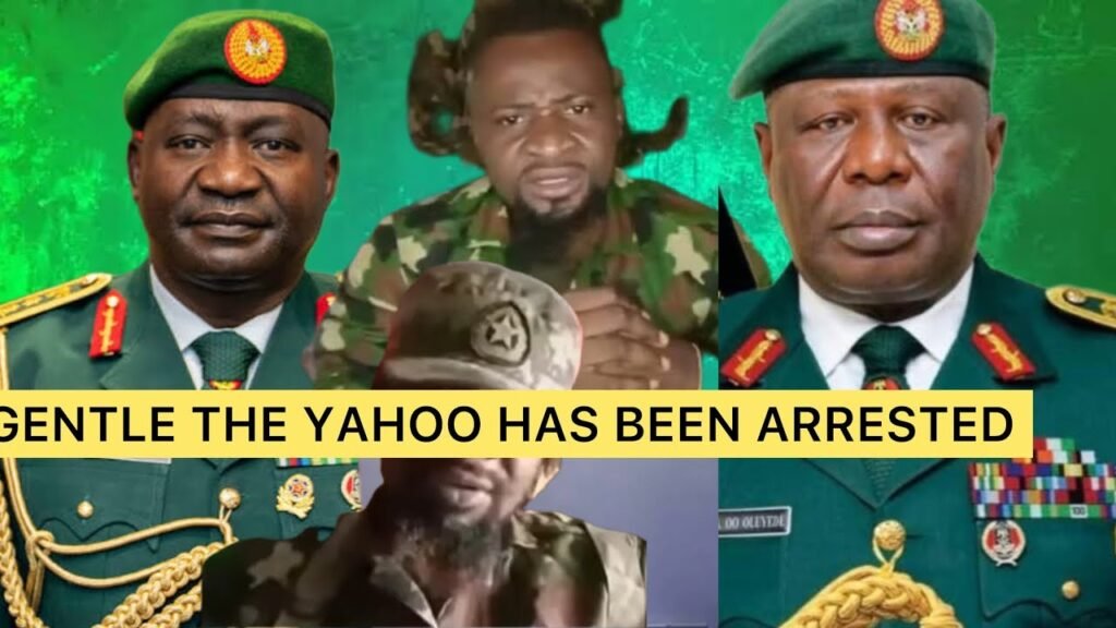 Nigeria Army Officially announces the arrest of ESN Commander Gentle De Yahoo and his deputy.
