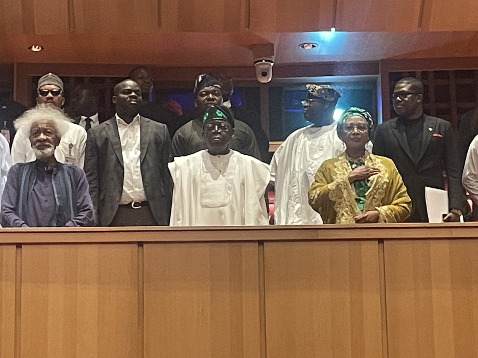 President Tinubu, Wole Soyinka and other dignitaries at the opening