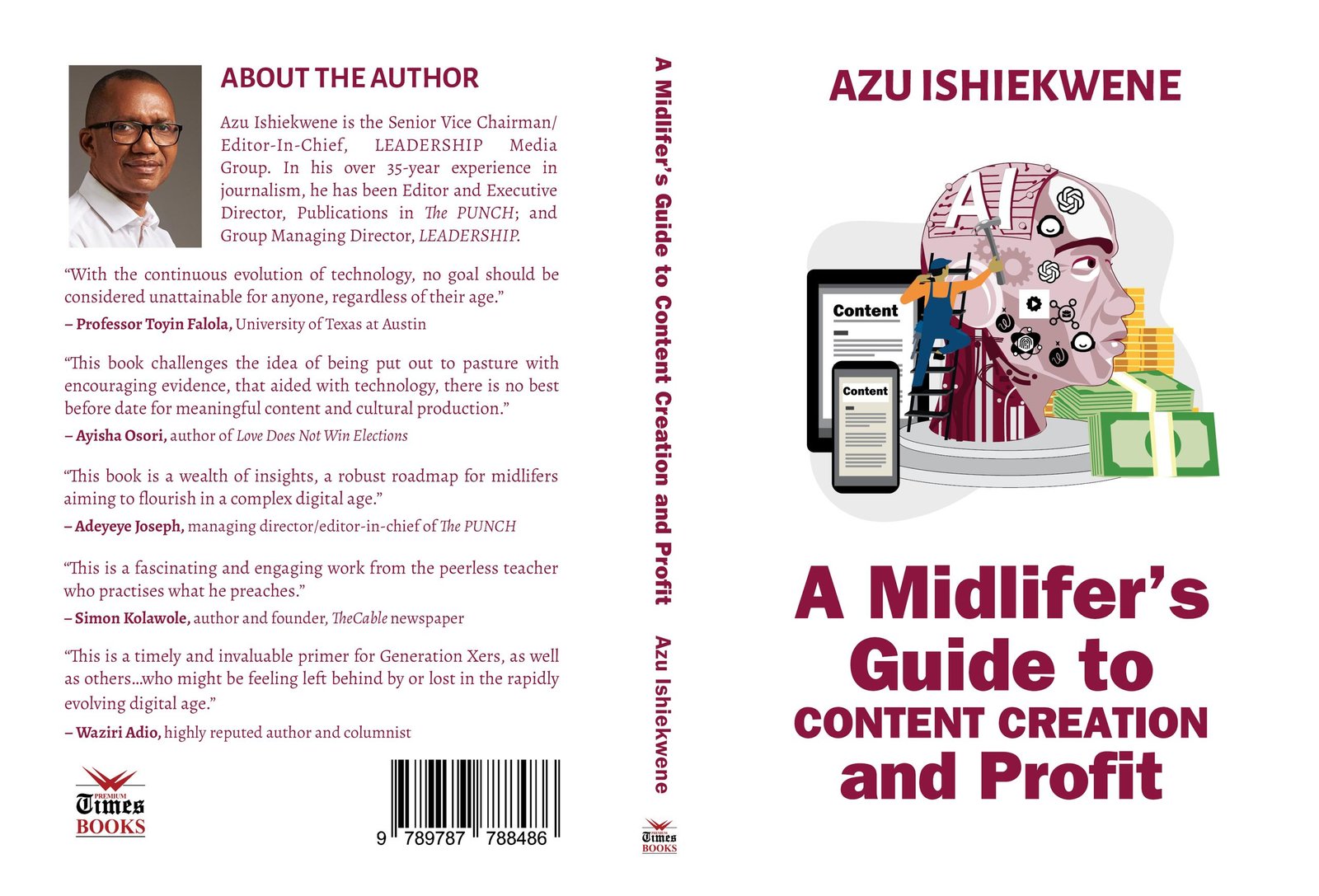 Azu Ishiekwene's new book, titled, "A Midlifer’s Guide to Content Creation and Profit."