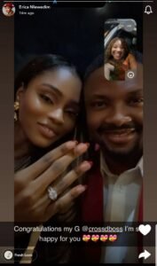 BBNaija Star, Cross Okonkwo Proposes to His Woman, Chinonso (Video)