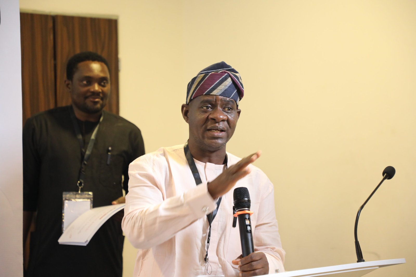 Musikilu Mojeed, the editor-in-chief of Premium Times during the training