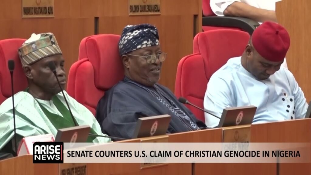 SENATE COUNTERS U.S. CLAIM OR CHRISTIAN GENOCIDE IN NIGERIA