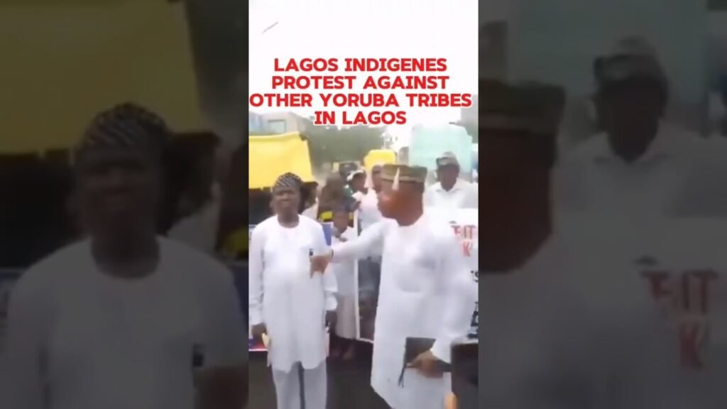 Lagos Indigenes Protest Against Other #Yoruba Tribes In #Lagos