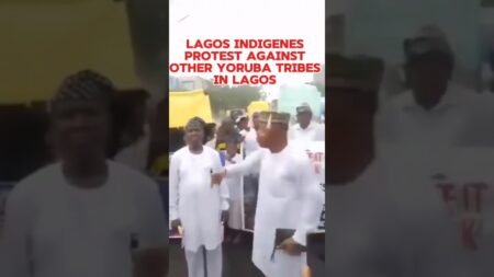 Lagos Indigenes Protest Against Other #Yoruba Tribes In #Lagos