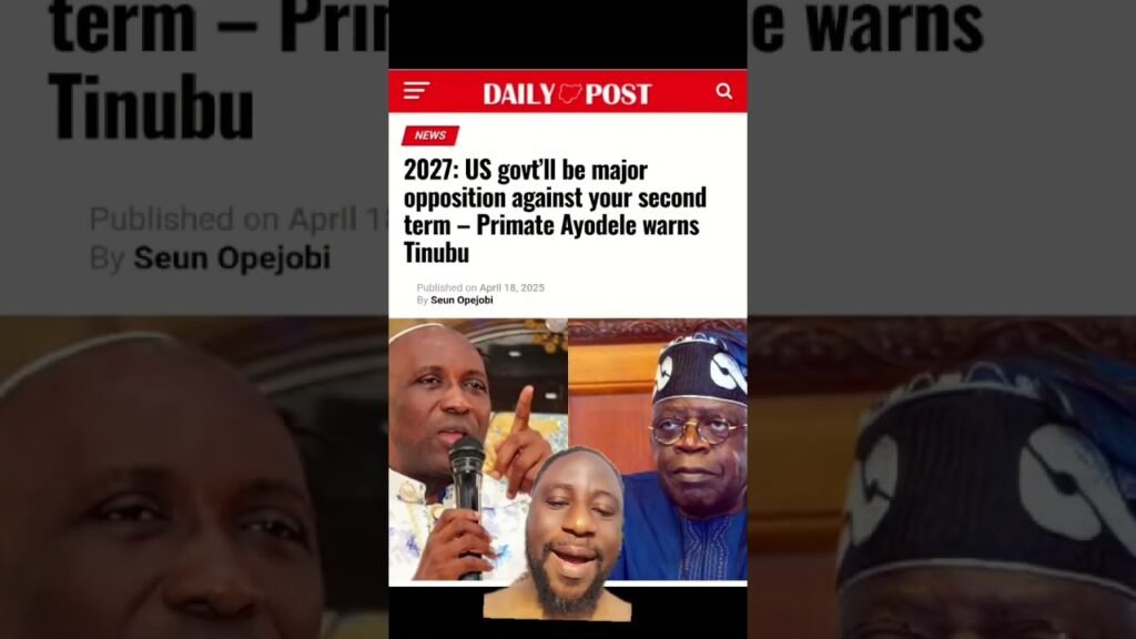 #USA is your main opposition-Primate Ayodele’s #prophecy to Tinubu