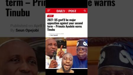 #USA is your main opposition-Primate Ayodele’s #prophecy to Tinubu