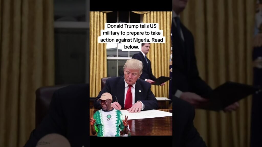 Donald Trump prepares military to invade Nigeria. #news #viral #shortsfeed #shorts #shortvideo #fyp