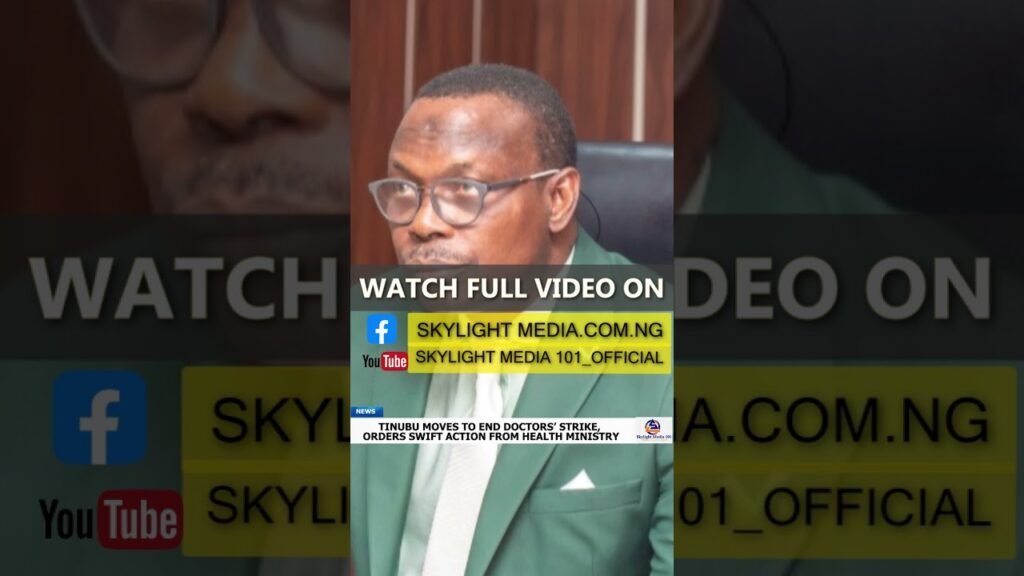 TINUBU MOVES TO END DOCTORS’ STRIKE  #news #nigerianews #nigeria #nigerianewspapers