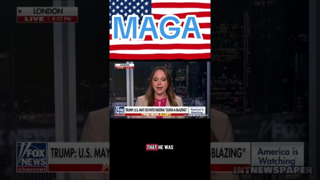 U.S. president Donal Trump threatens dept of war action in Nigeria #news #worldnews #america #fypシ