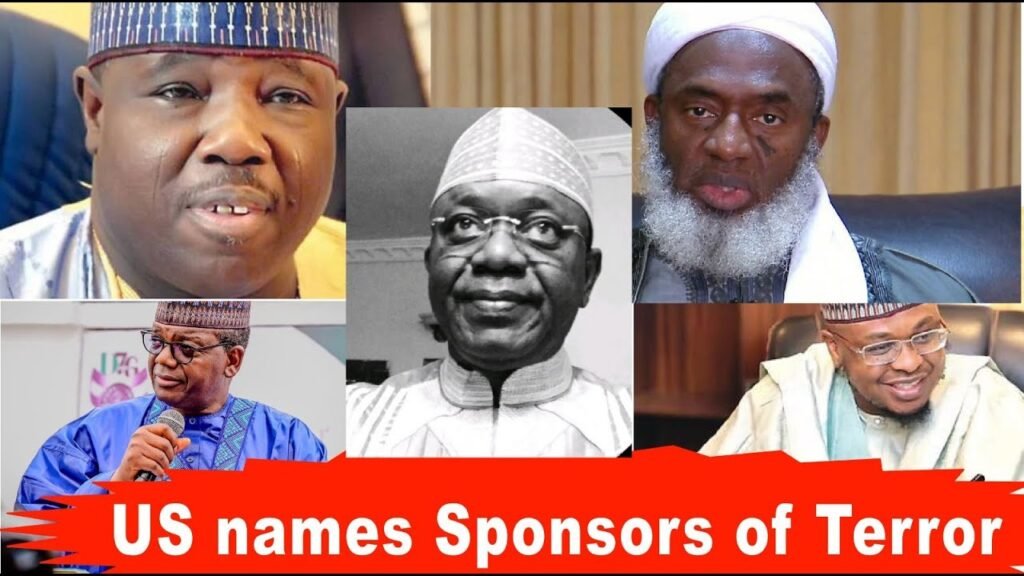 US names Sponsors of Terror in Nigeria