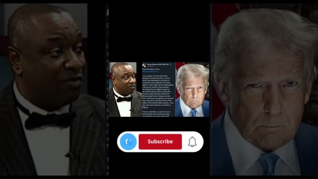 Keyamo to Trump: No Targeted Christian Killings in Nigeria! #NigeriaNews”