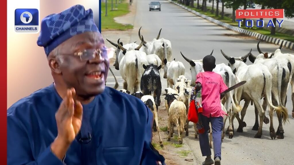 Nigeria Is Only Country With Cattle Grazing On Airport Road – Falana