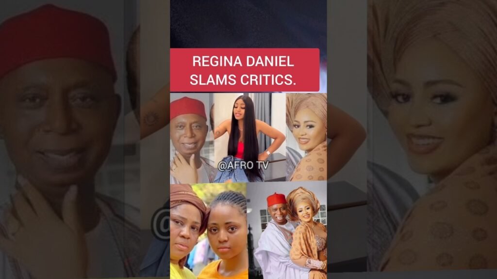 REGINA DANIEL SLAMS CRITICS. #shortvideo #nednwoko #reginadaniel #nigeria #news