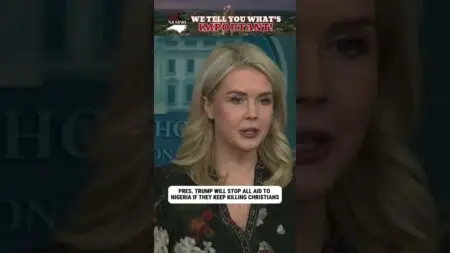 ‘Nigeria is killing Christians, women and children’ Karoline Leavitt #trump #politics #news #nigeria