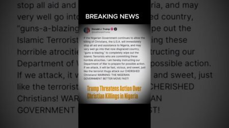 Trump threatens action over Christian Killings in Nigeria # #news