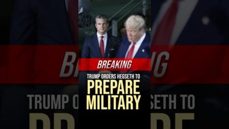Hegseth Ordered by Trump to Ready U.S. Forces