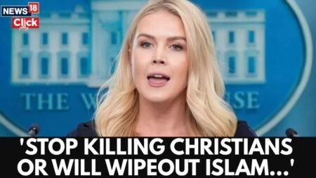 Diplomatic Firestorm: Alleged Leavitt Threat Against Nigeria — What We Know | US News | N18G