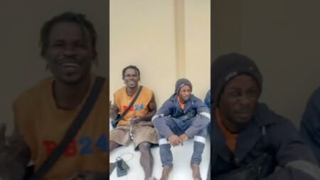 Ghana | 10 Nigerian Stowaways arrested on Panama vessel at Tema Port #news #shorts #ghana #nigeria