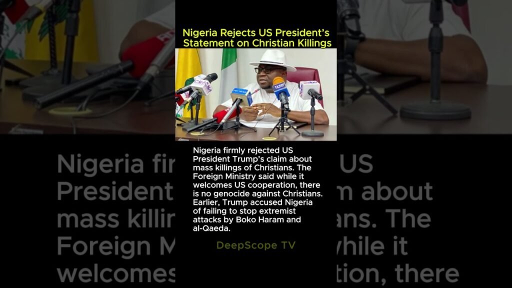 Nigeria Rejects US President’s Statement on Christian Killings #shorts #nigeria #usnews #trump