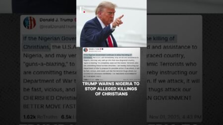 Trump Threatens Military Action on Nigeria Over Alleged Christian Killings