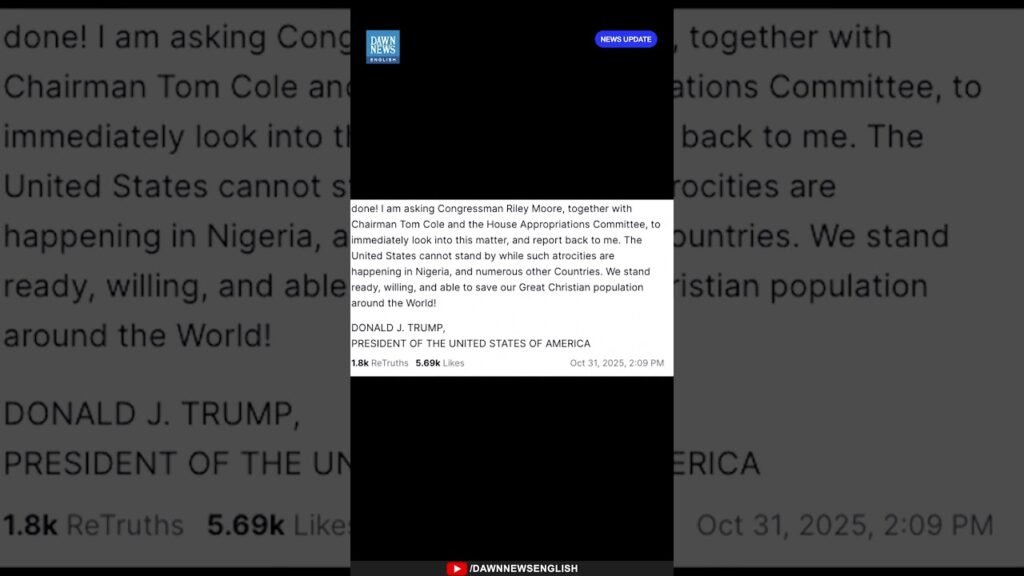 Trump Adds Nigeria to Watch List, Warns of “Existential Threat” to Christians | Boko Haram Attacks