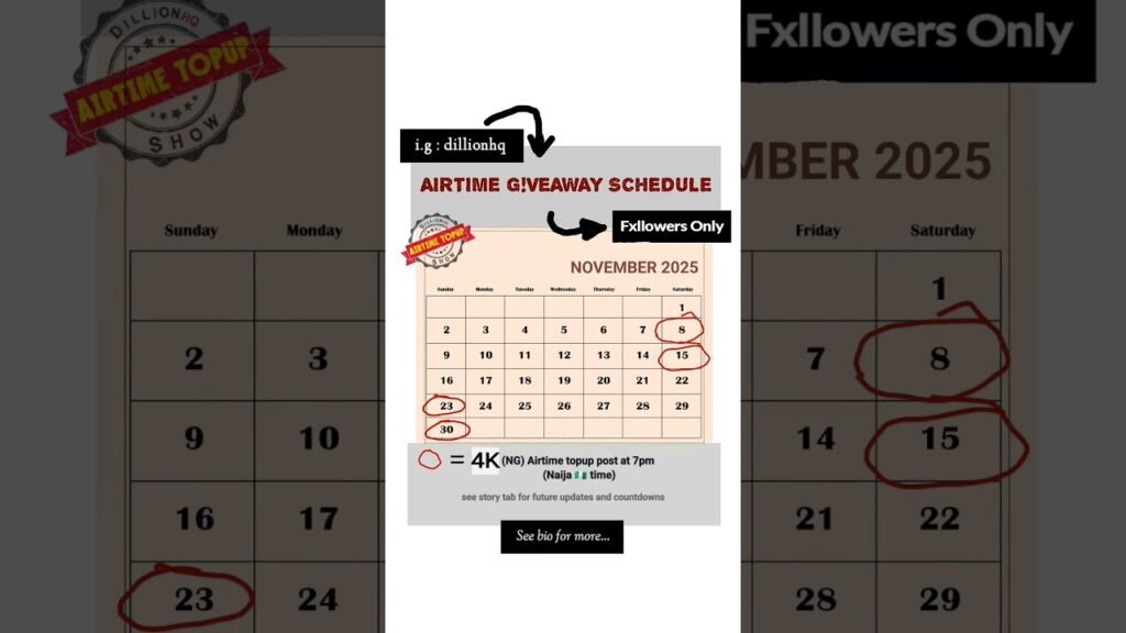 free airtime show on instagram at dillionhq #shorts #nigeria #nigerianmovies #nigerianews
