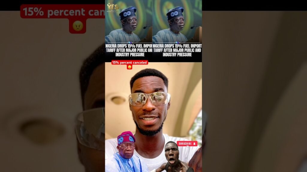 Nigeria Drops 15% Fuel Tariff! #NigeriaNews #BreakingNews #NigeriaUpdate #TrendingNews #FuelTariff