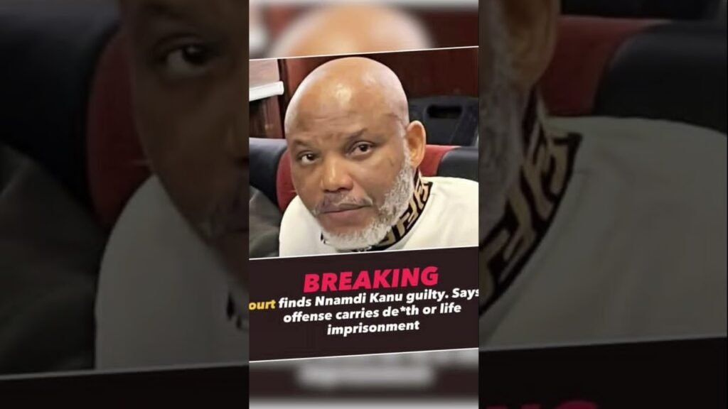 Breaking News Court Finds Nnadi kanu guilty #nigerianews