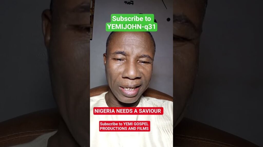 NIGERIA NEEDS A SAVIOUR #yemijohn #yegof #religion #nigeriagovernment #lagos #news #nigerianews