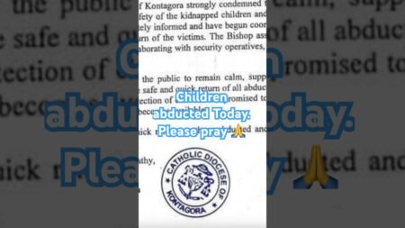 Nigeria: Pray for Abducted Children.