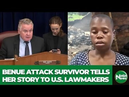 Yelwata Survivor Breaks Silence Before U.S. Congress — Nigeria Under Scrutiny | Naija News TV