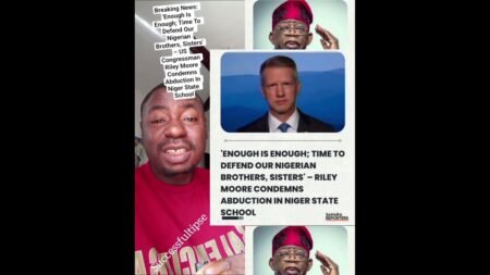 Breaking News: ‘Enough Is Enough; Time To Defend Our Nigerian Brothers, Sisters’ – US Congressman