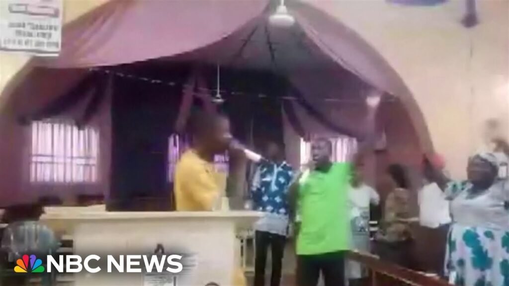 Livestream captures gunmen attacking Nigerian church