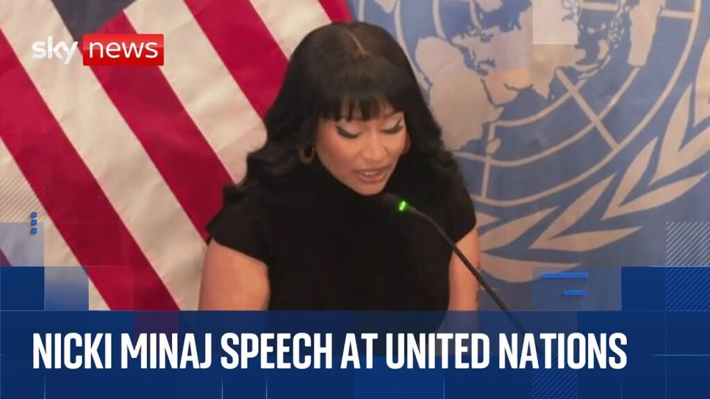 Nicki Minaj delivers speech at UN to highlight claims of Christian persecution in Nigeria