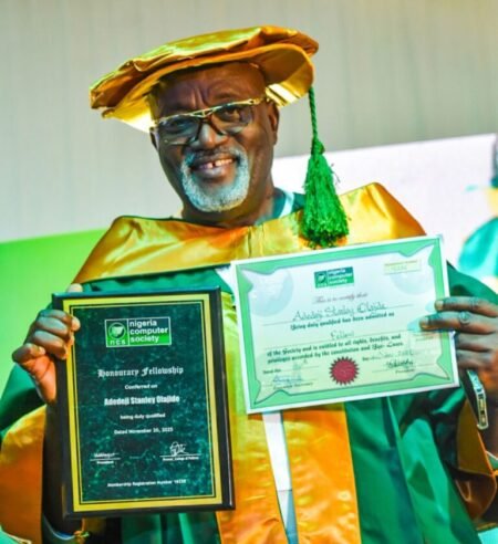 Hon. Olajide Lauds NCS Award, Calls It Proof Of His Longstanding Tech Contribution