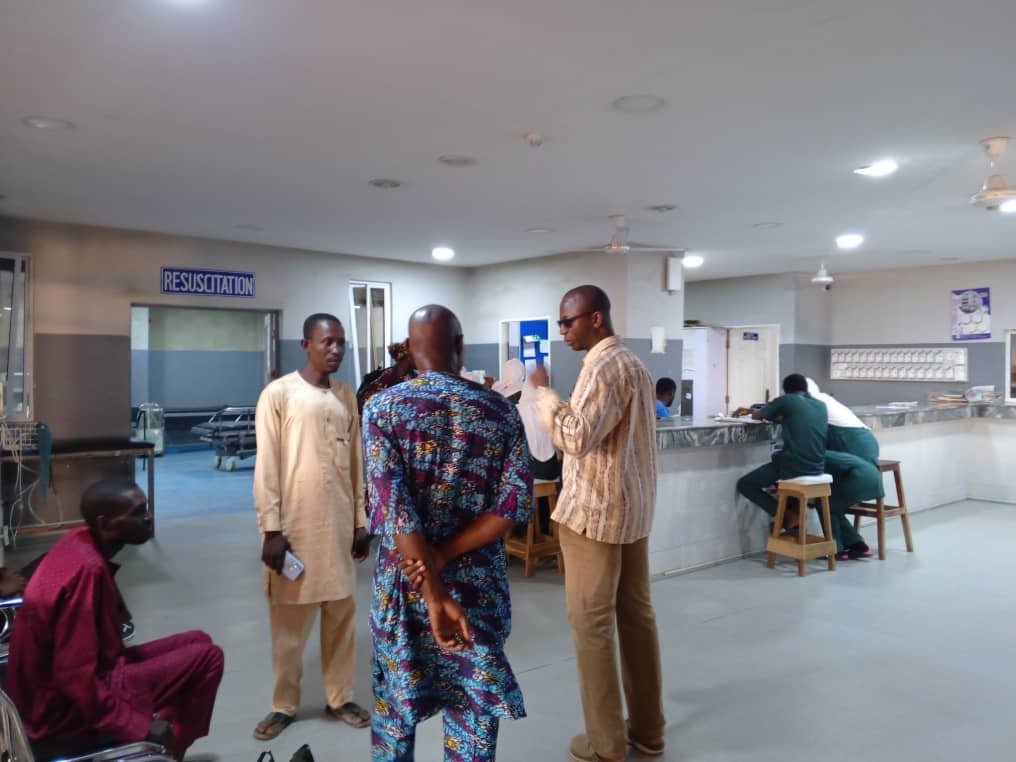 Emergency unit in ABU Shika Hospital