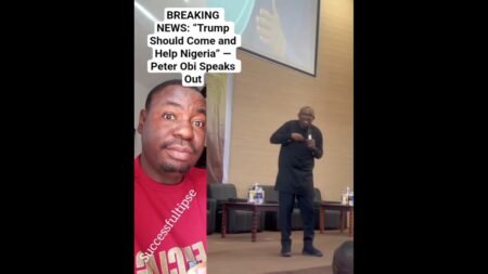 BREAKING NEWS: “Trump Should Come and Help Nigeria” — Peter Obi Speaks Out