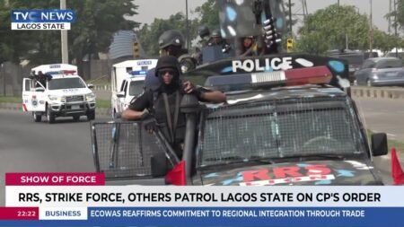 RRS, Strike Force, Others Patrol Lagos State On CP’s Order
