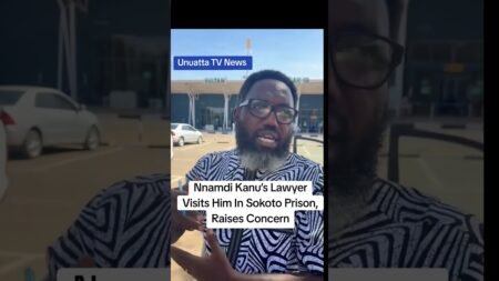 Nnamdi Kanu’s Lawyer Visits Him In Sokoto Prison, Raises Concern #news #nigeria #igbo #newsfeed
