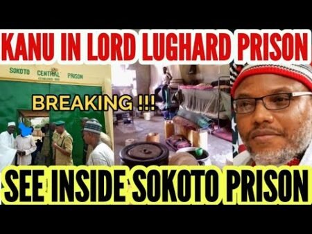 NNAMDI KANU!! TRIAL MOVES TO APPEAL COURT SEE INSIDE THE 1908 LORD LUGARD SOKOTO PRISON HOUSING KANU