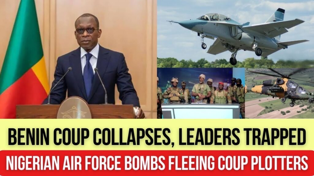 BREAKING: Nigerian Air Force Bombs Fleeing Coup Plotters in Benin