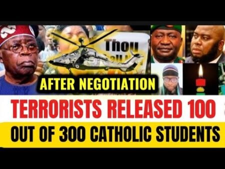 Breaking News: Bandits (Terrørists) Release 100 Of 300 Catholic Students Abducted With Helicopter