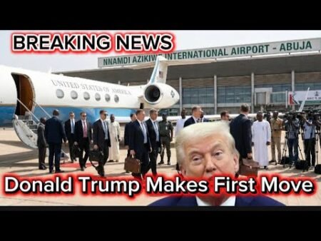 BREAKING NEWS: US Government Team Finally Lands in Nigeria After Trump’s Threat